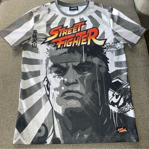 Street Fighter Ryu Mens Shirt Size medium Capcom Arcade Edition Cool Graphic